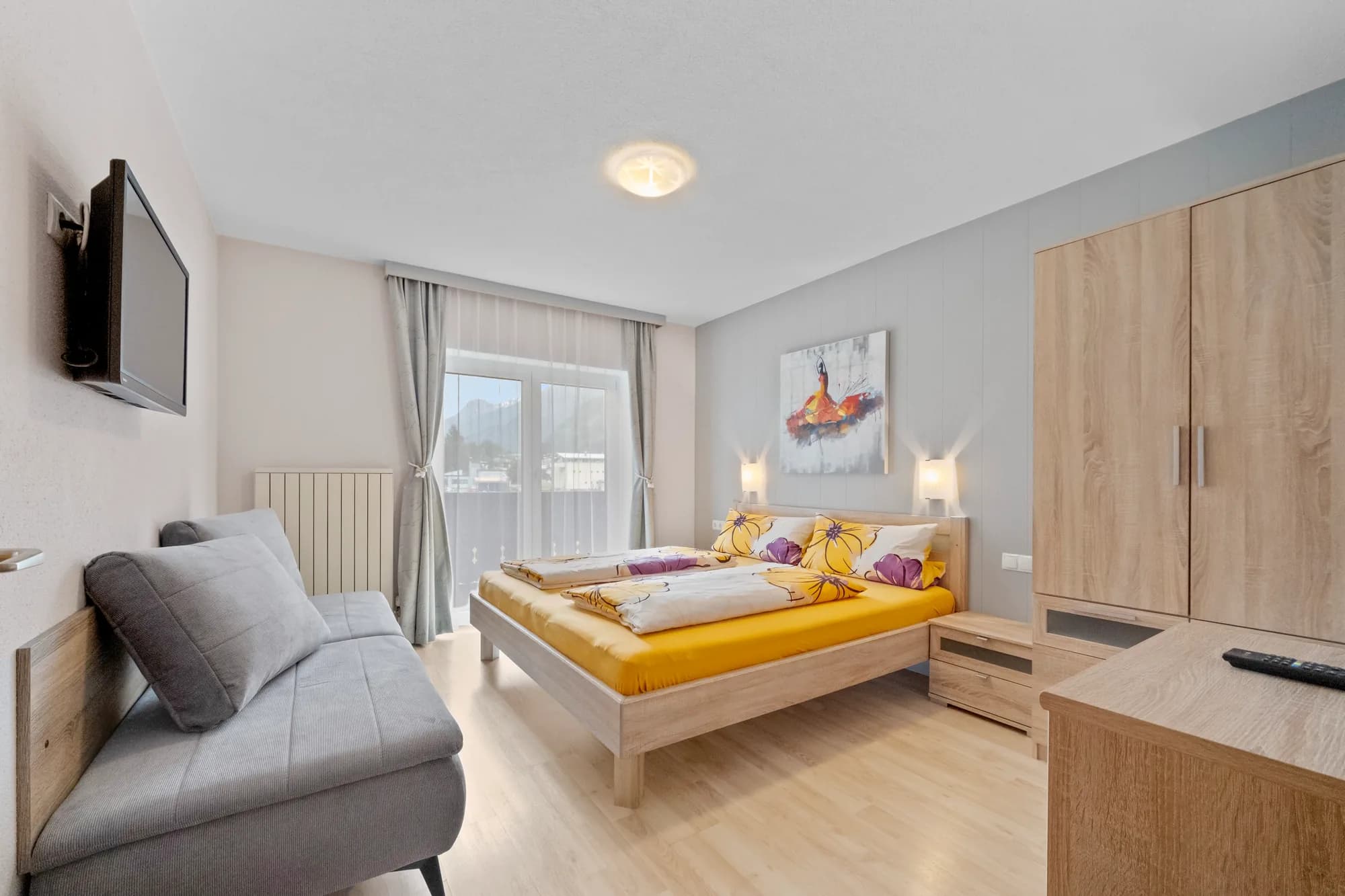 Schlafzimmer der Ferienwohnung Haus Roswitha